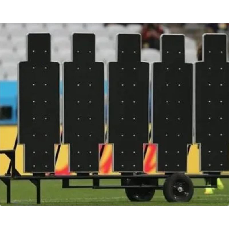 barreira móvel para treinamento de futebol