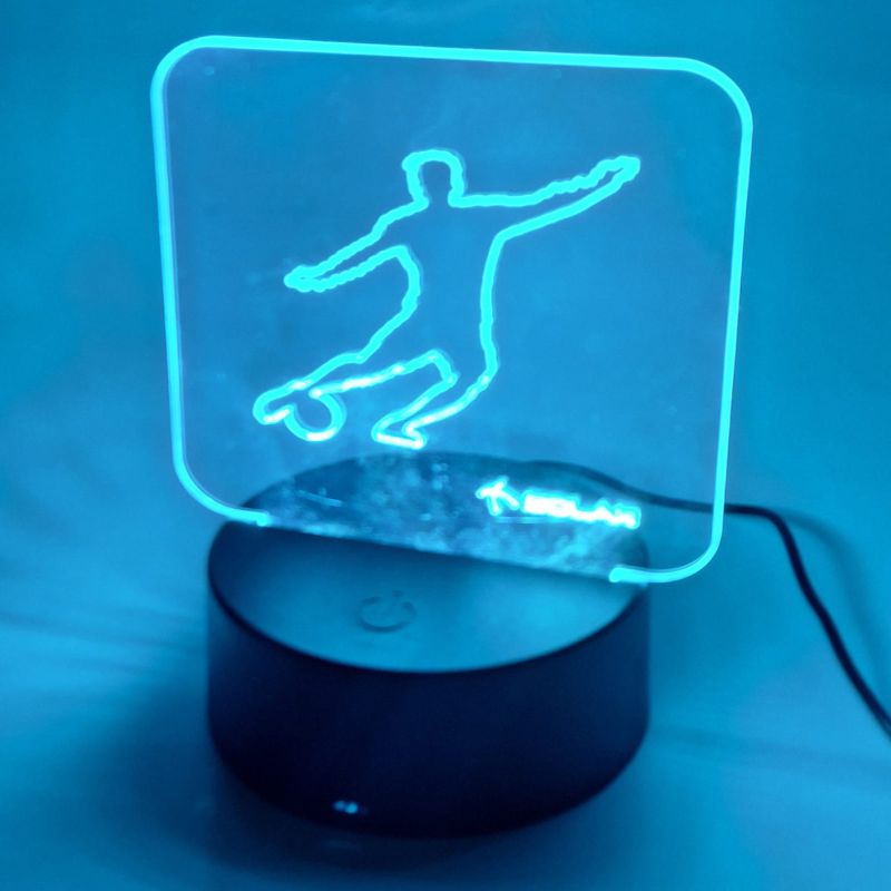 luminaria led em acrílico personalizada