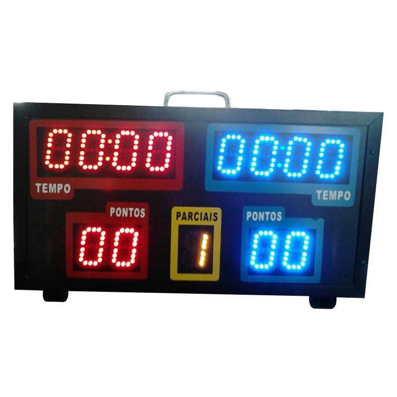 Basquetebol tempo cronômetro eletrônico placar futebol tênis de