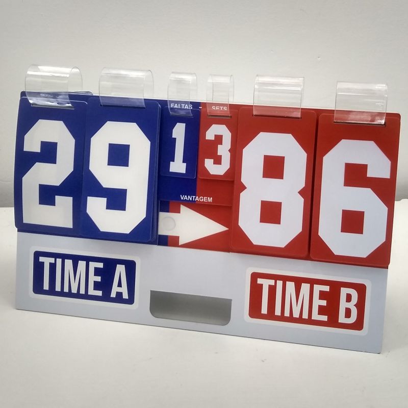 placar esportivo, placar de mesa, placar personalizado