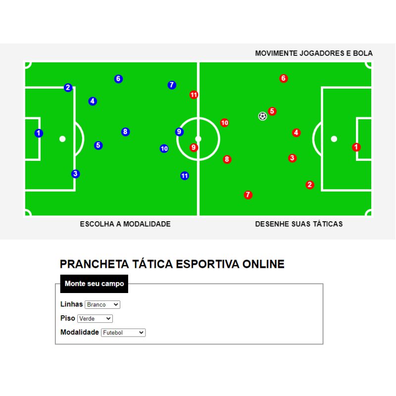 prancheta tática online gratis poliesportiva