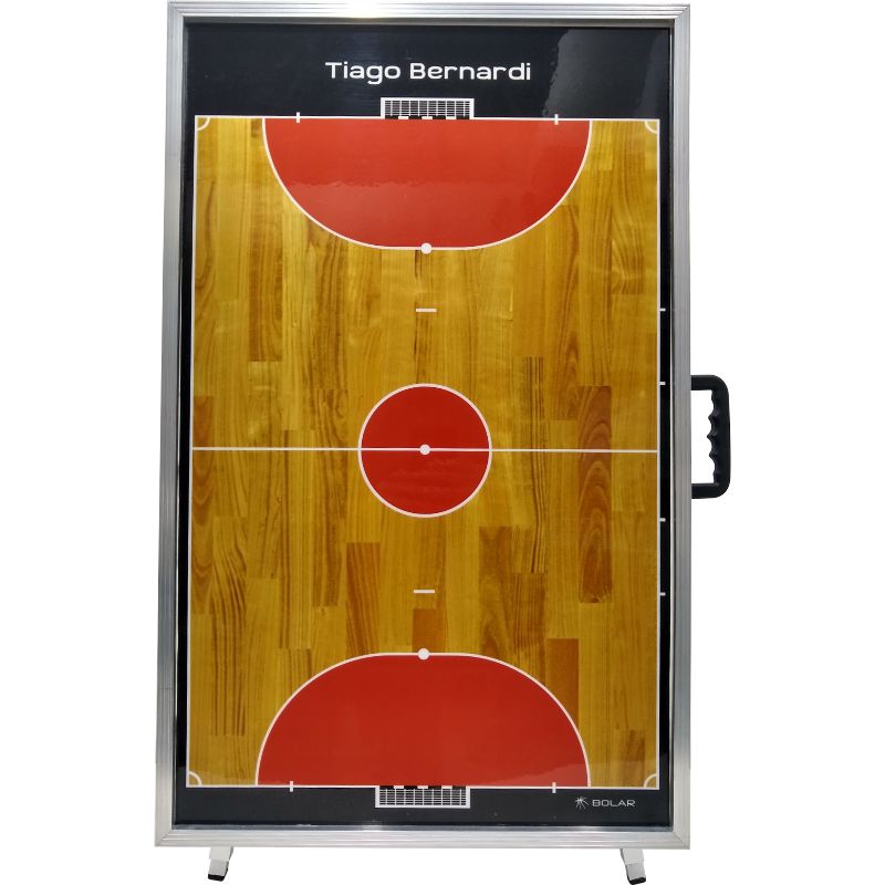 Quadro Tático de futsal Portátil com tripé retrátil Personalizado