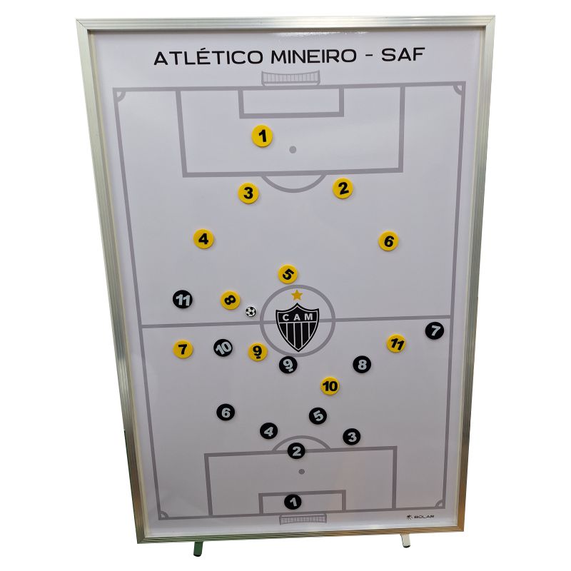 Quadro Tático de futebol Portátil com tripé retrátil Personalizado