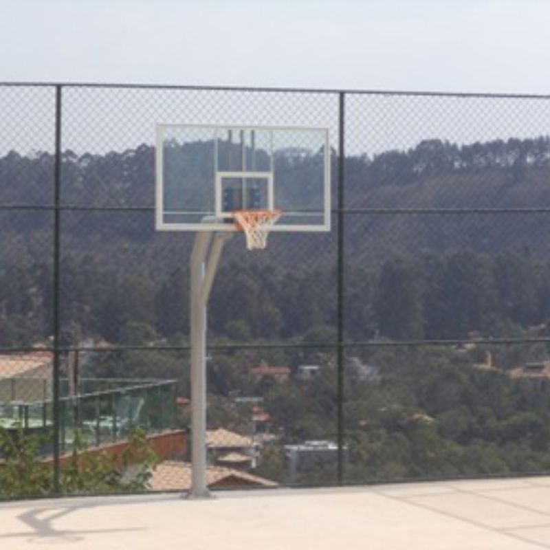 Tabela de basquete oficial fixa para quadra externa